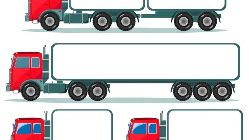 Heavy truck with space for text | © Aleksei Veprev | Dreamstime Stock Photos
