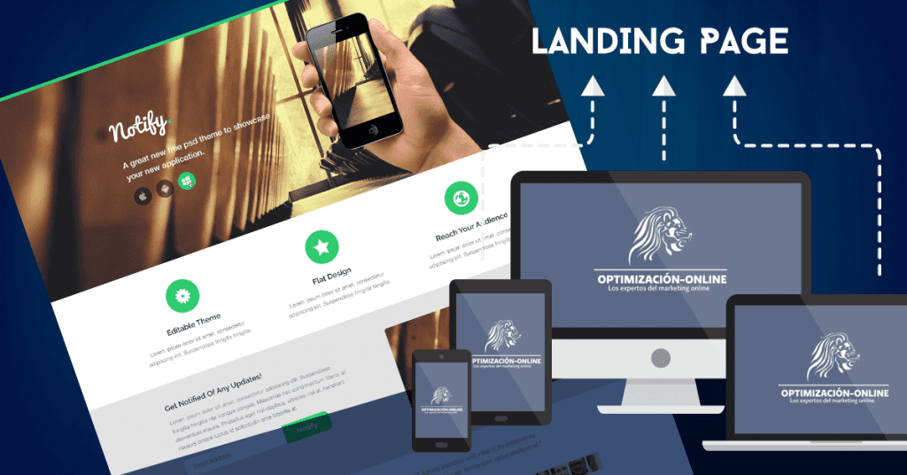 landing page