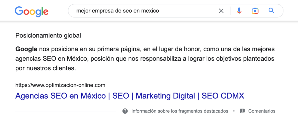 ¿Cómo optimizar los fragmentos destacados de Google y mejorar tus rankings?