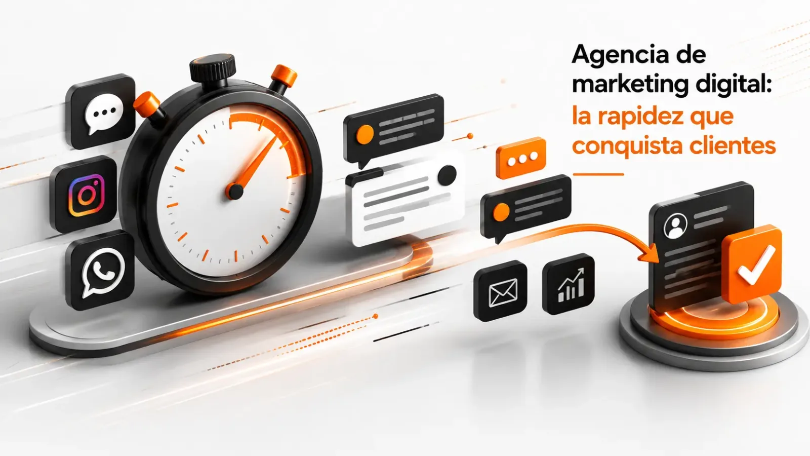 Agencia de marketing digital: la rapidez que conquista clientes