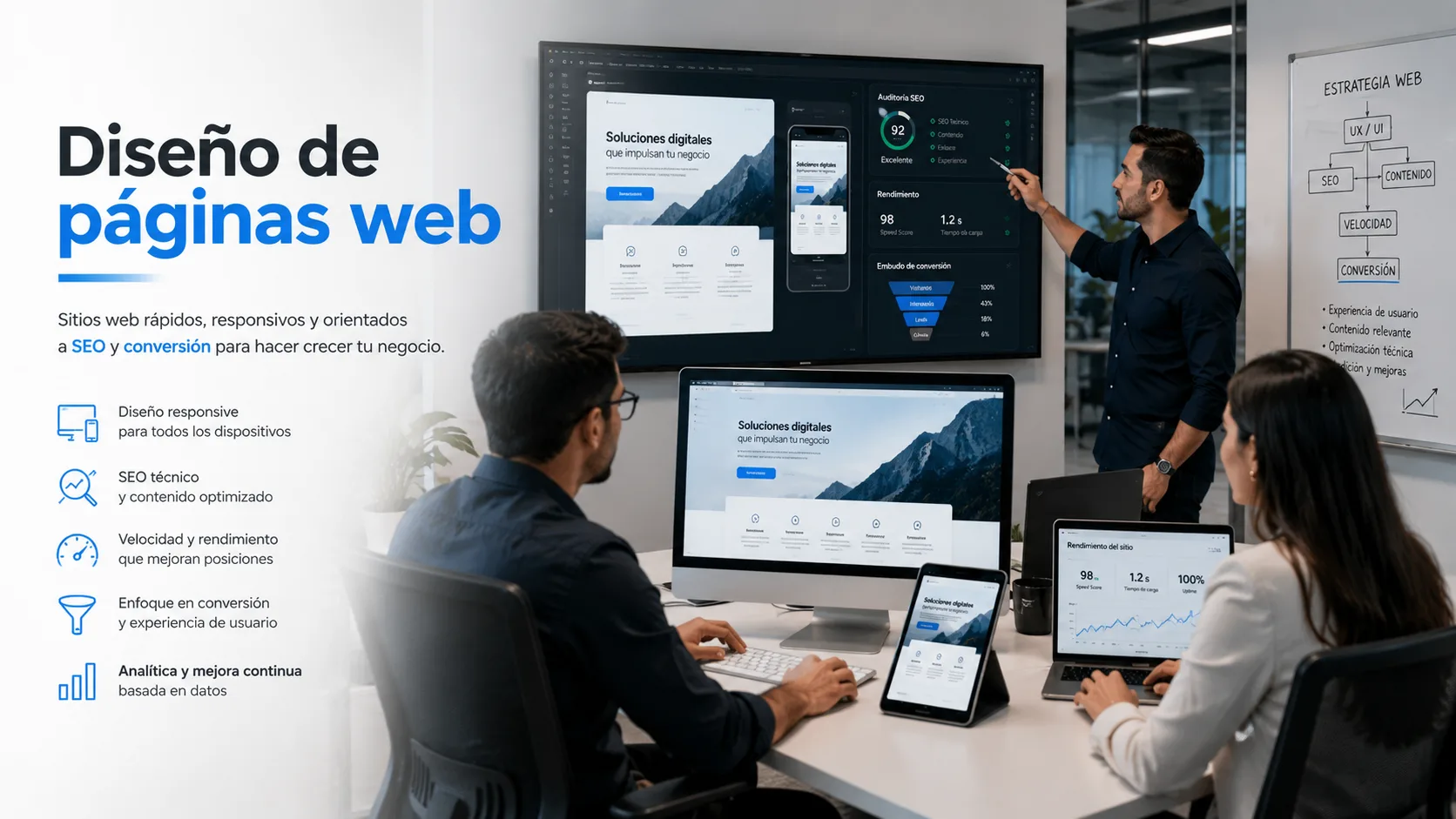 Diseño de páginas web profesionales para captar clientes y mejorar tu presencia digital