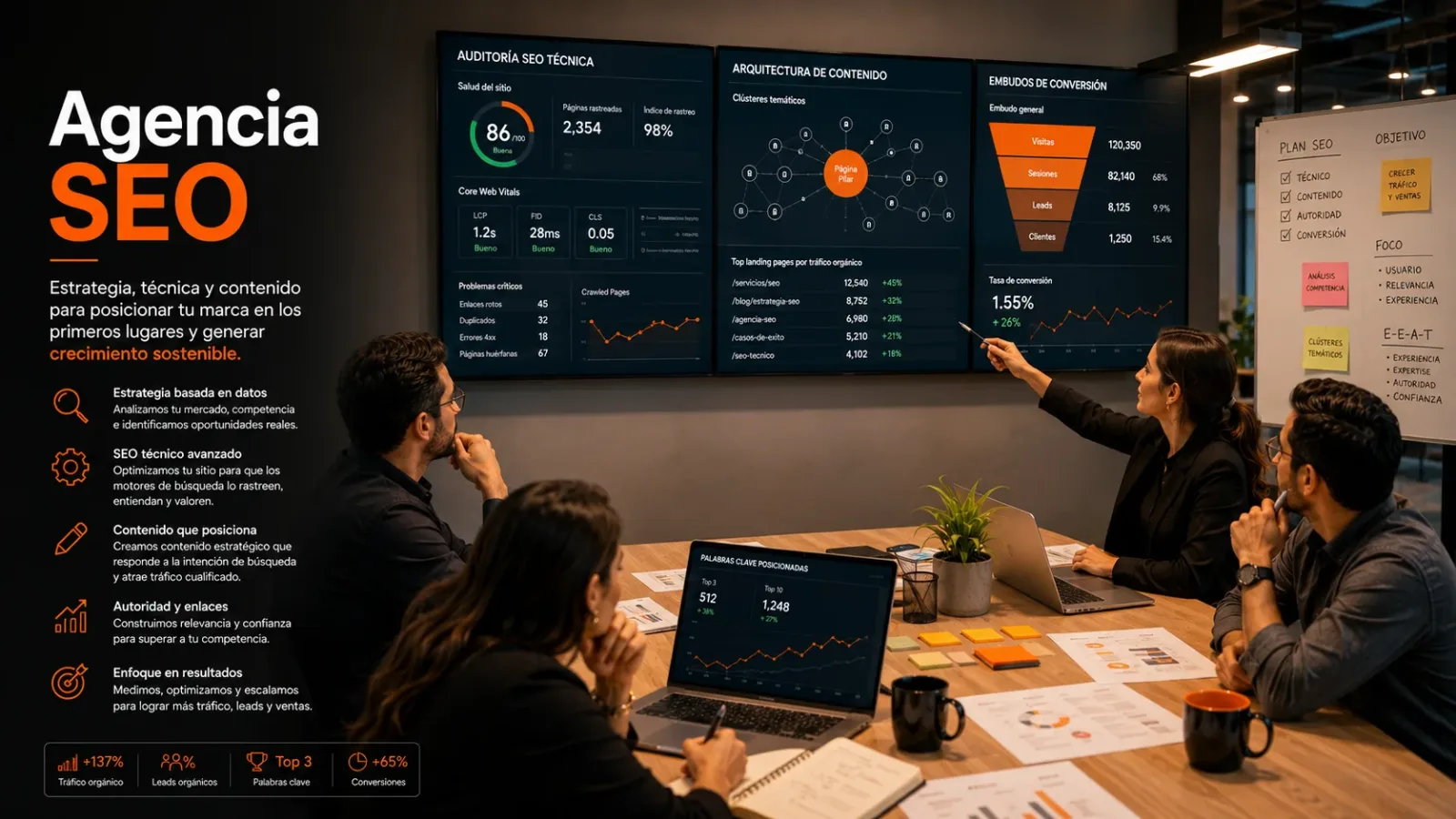 Agencia SEO en México para posicionar tu empresa, atraer tráfico calificado y generar clientes