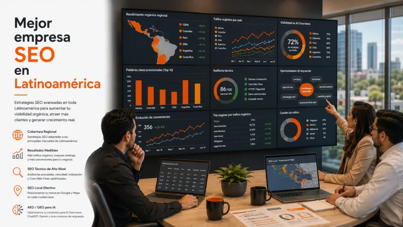 Mejor empresa SEO en Latinoamérica: cómo elegir una agencia que impulse tu visibilidad regional