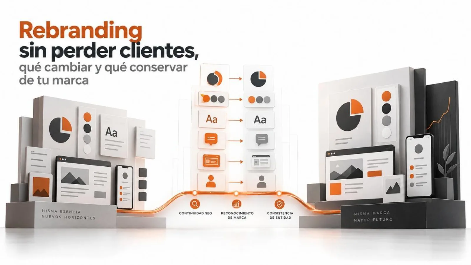 Rebranding sin perder clientes, qué cambiar y qué conservar de tu marca