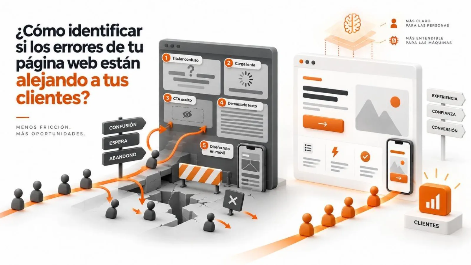 ¿Cómo identificar si los errores de tu página web están alejando a tus clientes?