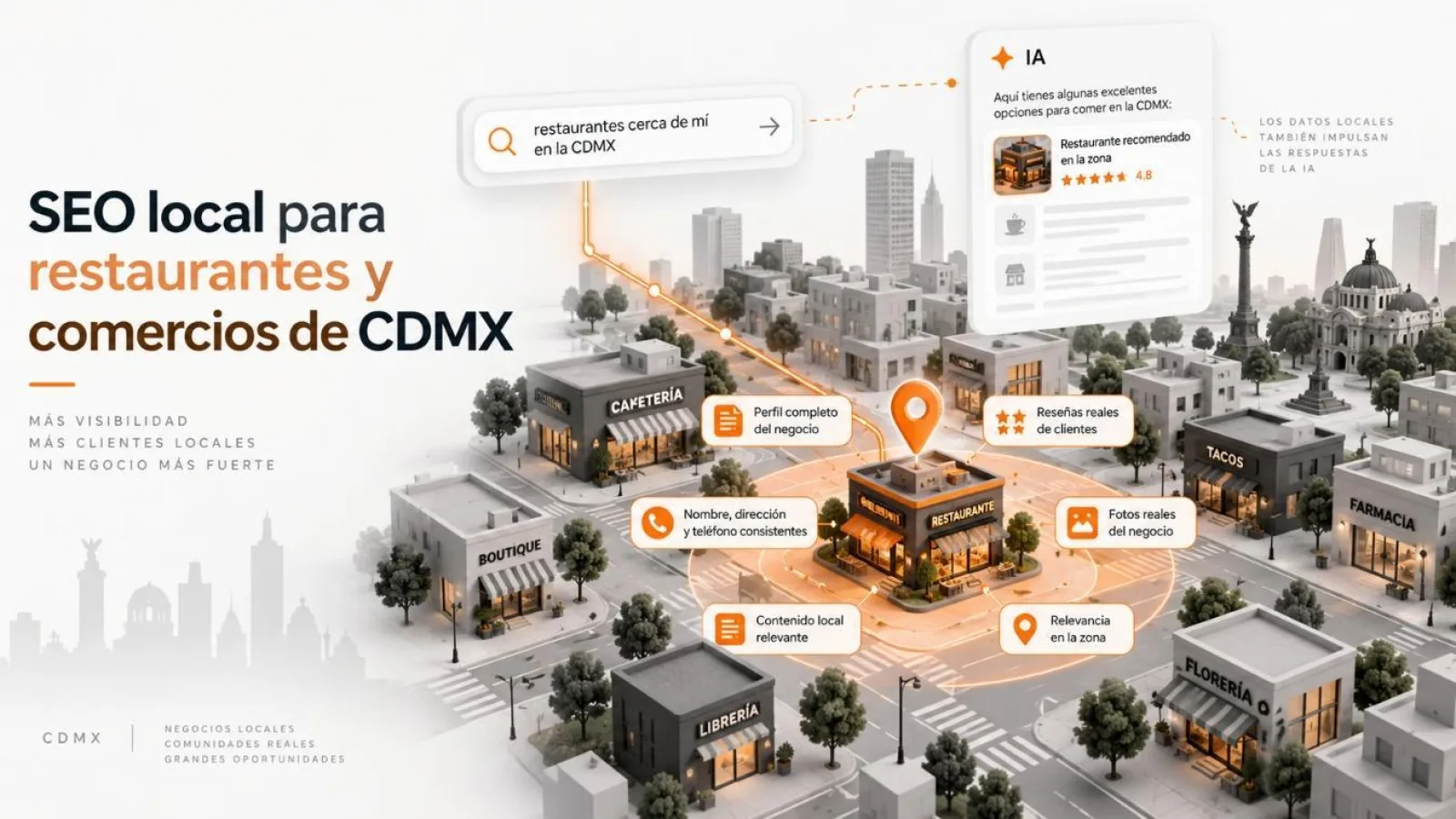 SEO local para restaurantes y comercios de CDMX