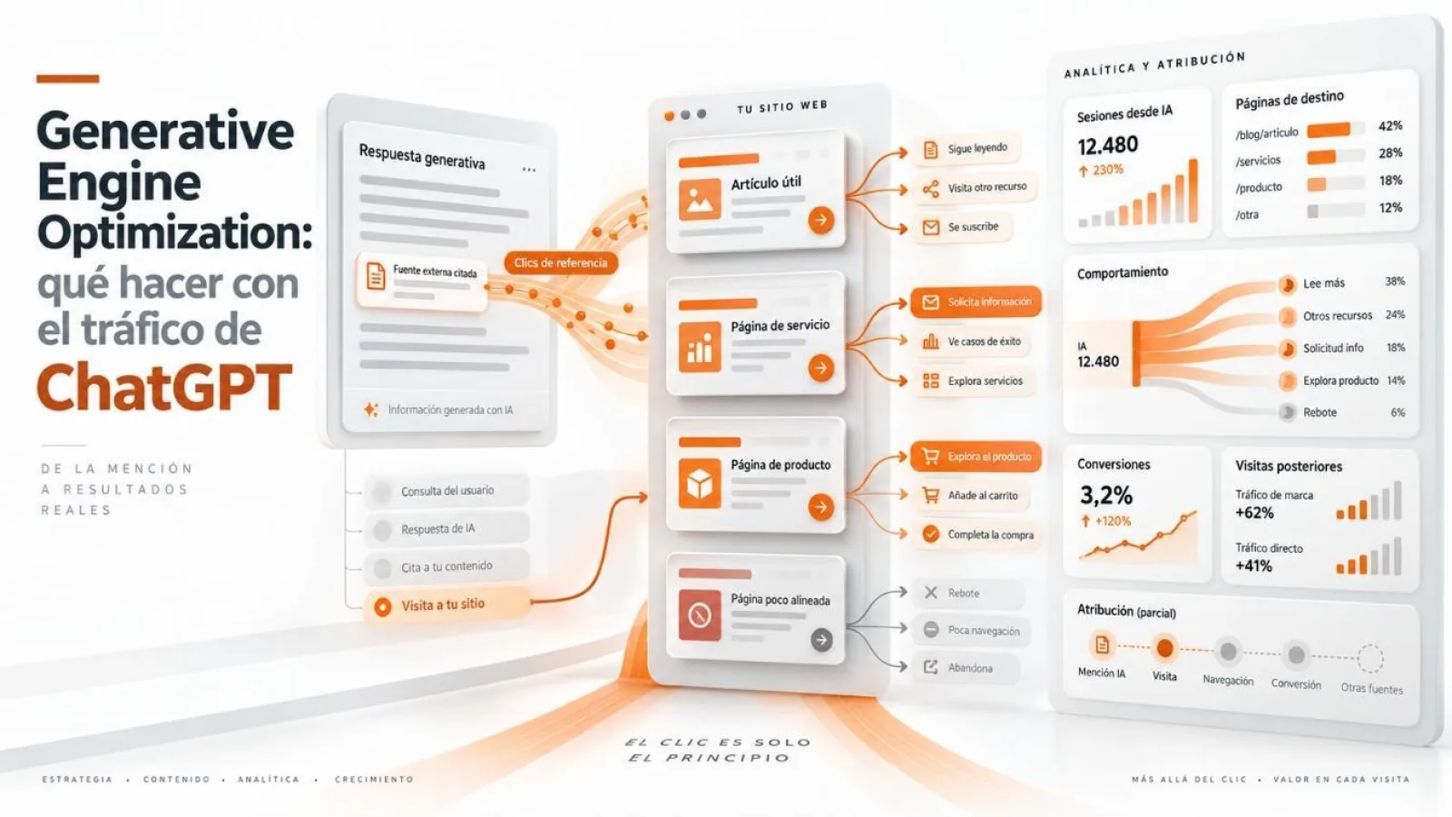 Generative Engine Optimization: qué hacer con el tráfico de ChatGPT